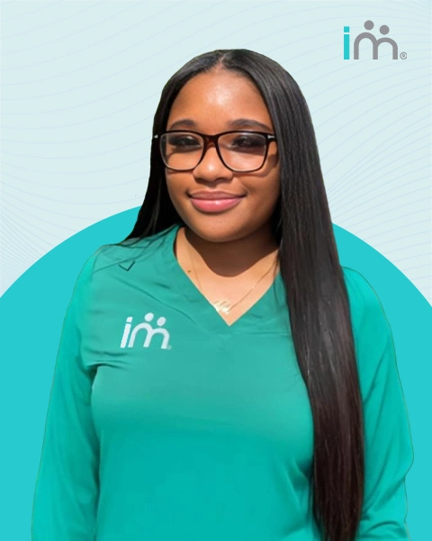 Chelsea Harris, CMA, providing supportive patient care and medical assistance at Impireum.