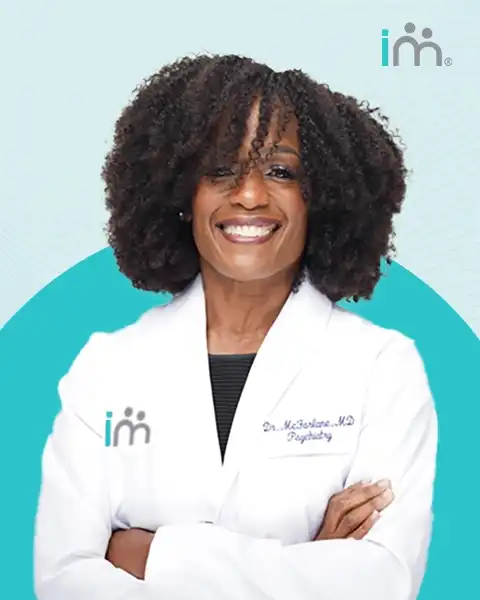 Dr. Nadia A. McFarlane, MD, psychiatrist offering mental health care at Imperium in Dallas, TX.