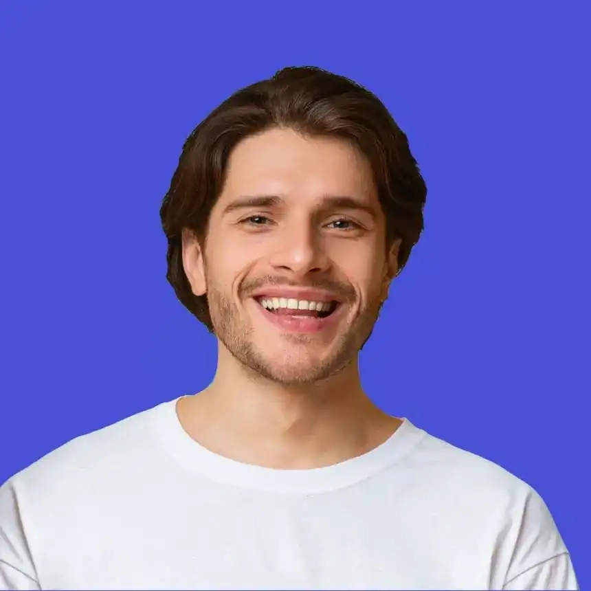 A smiling male patient symbolizing hope and long-term recovery for those served by Impireum.